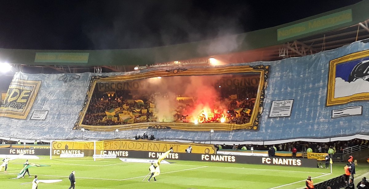 ultrasshopcom's tweet photo. Work of art and creativity of the ultras of Nantes 🇫🇷 https://t.co/6gFMgQKRKb