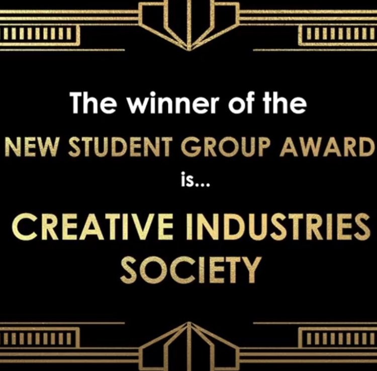 Delighted to hear that our Creative Industries Society won best new student group at @demontfortsu 👏🏼👏🏼👏🏼<a href="/leicscastlebs/">Follow @DMUBAL</a>