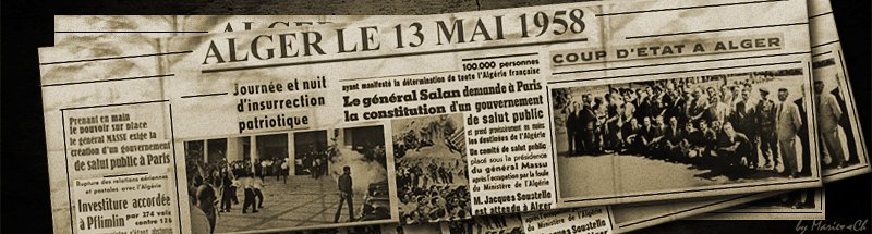HistoiredeM's tweet photo. Les deux généraux réclament la création à Paris d'un gouvernement de salut public et le retour du général #deGAULLE. 
#IVèmeRépublique #Paris #Alger #Colonisation #Empirecolonial #Algériefrançaise #Guerre #Algérie #Indépendance https://t.co/mmh99zTVeB