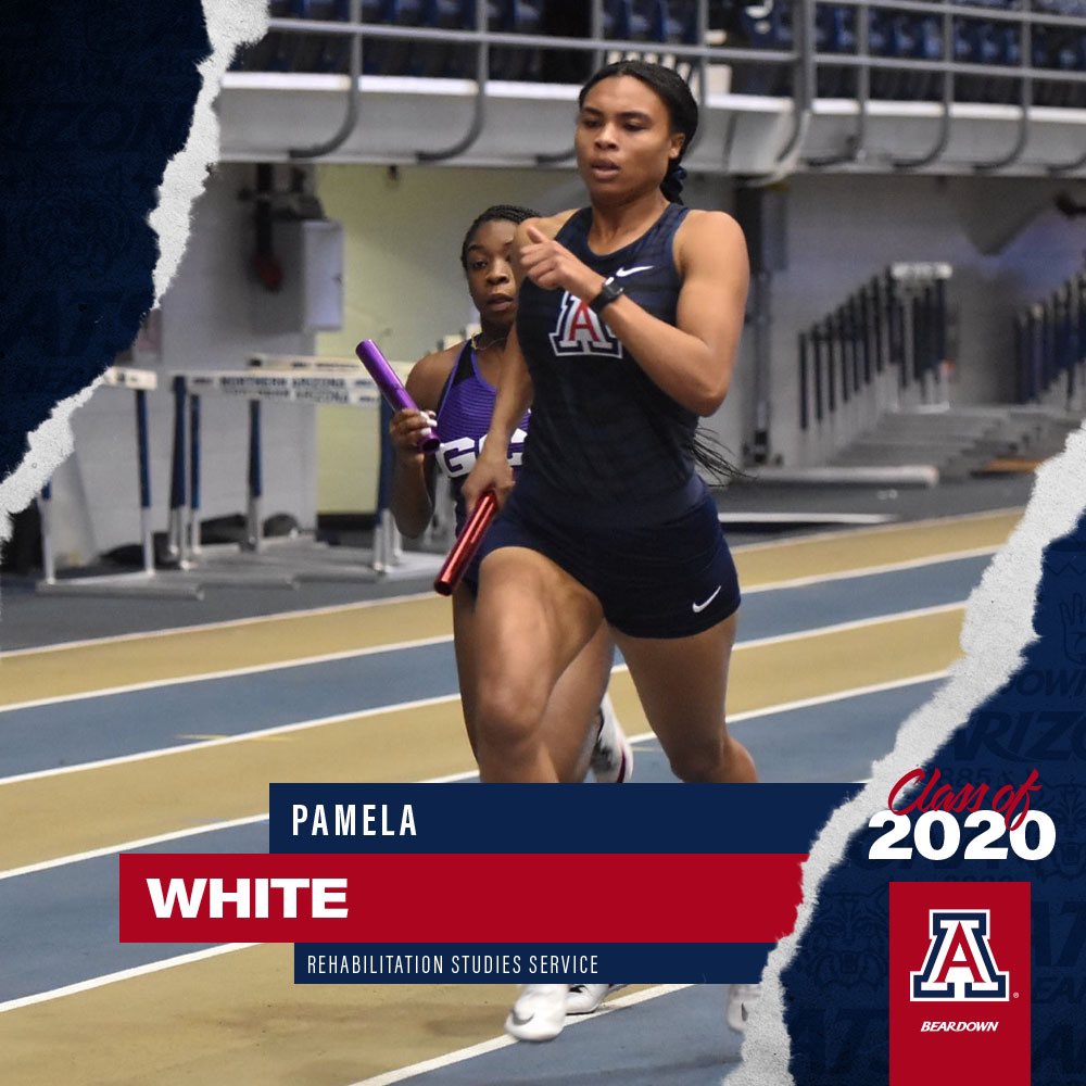 ArizonaTrack's tweet photo. 🎓 Pamela White 🎓

Congratulations, @lilpwhite! 

#BearDown | #WildcatForLife https://t.co/MBxGMwS7X5