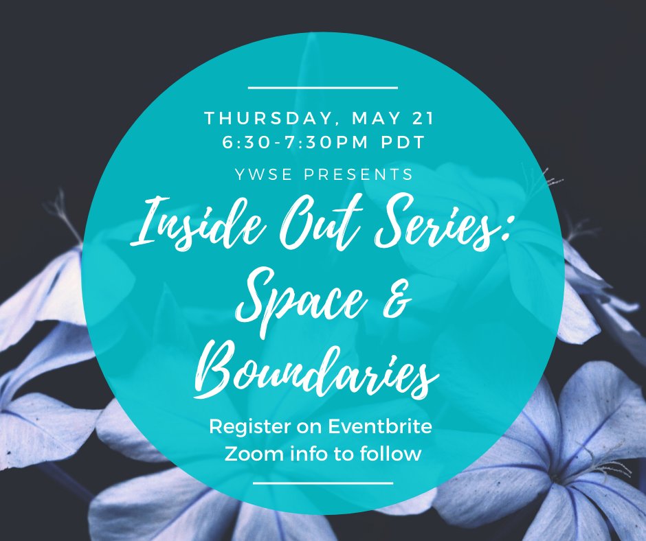 🌿 Inside Out Series: Space and Boundaries - join us on May 21st!
eventbrite.com/e/inside-out-s…
#ywse #sanfrancisco #sf #bayarea #dogood #nonprofit #socialimpact #socialchange #womenintech #startup #womenincharge #supportlocal #womeninbusiness #womensupportingwomen #girlboss