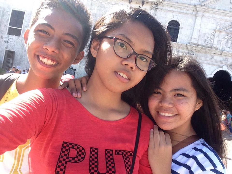 Among the cosmic trio, she is the youngest. But she is way more responsible than us. She always takes care of us. She offers us her home whenever magka problem mi sa balay or basta magab-hian mig uli and pakaunon mi niya ug gi gutom mi.