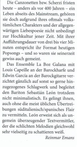 labozgalana's tweet photo. Another nice review (in German) about or CD "D'Amor mormora il vento" 😍 https://t.co/VKh1Z6kdos
