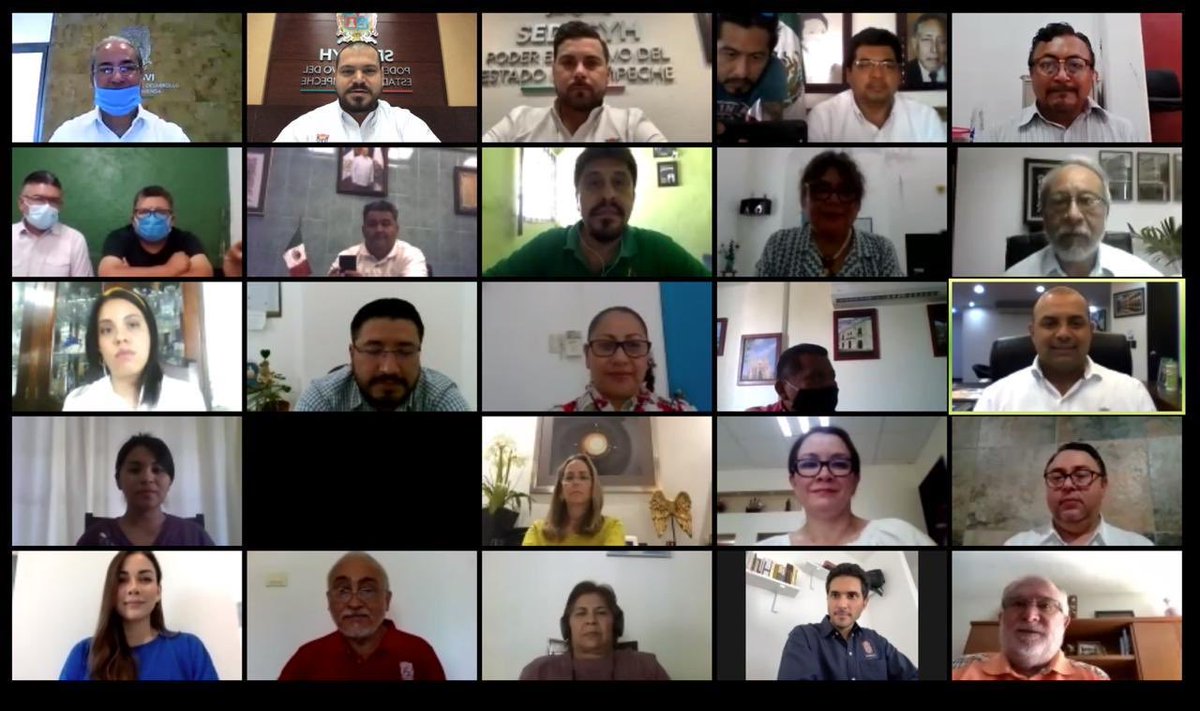 ChrisCastroB's tweet photo. Primera Sesión Ordinaria del COPLADECAM.

En videoconferencia con Secretarías y Ayuntamientos que conforman el Subcomité Sectorial de Desarrollo Social y Humano, definimos la distribución de los recursos del FISE 2020 para el abatimiento de carencias sociales en el estado. https://t.co/i5v7VlgtGV
