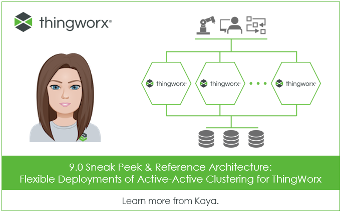 ThingWorx's tweet image. Discover the flexibility of the ThingWorx architecture to enable higher availability, reduce costs and increase uptime with active-active clustering of ThingWorx. ptc.co/xdvc50zFt4v

#higheravailability #activeactive #ThingWorx #IIoT
