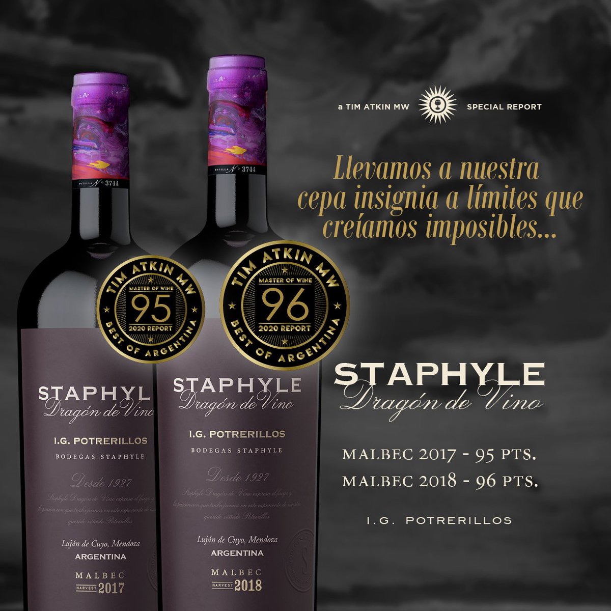 sebaolalla's tweet photo. Las 2 primeras cosechas de un sueño hecho realidad. Muchas Gracias @timatkin por tu apoyo a #Argentina y darle espacio a productores pequeños como @bodegastaphyle #Top100 https://t.co/xJ9PzLlhfJ