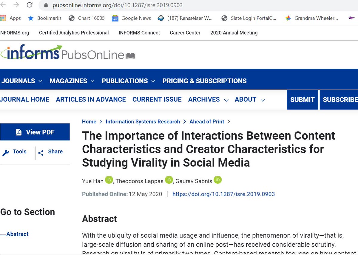 CoreLabsx0's tweet photo. If you see @LeMoyne @MaddenSchoolLMC 's Prof Yue Han today, congratulate her on her publication in the top #IS #InformationSystems #Research journal: https://t.co/5UCfKSqLeU
Kudos, Prof Han! You rock! https://t.co/OQ0A9wGSGL