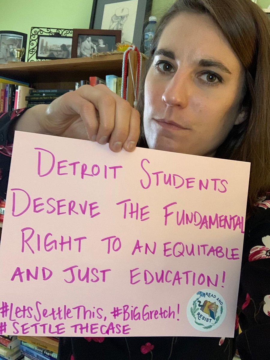 MIStudentsDream's tweet photo. @KaitPopielarz a community action researcher has a message for you @GovWhitmer! If you believe Detroit students deserve the same, then settle this case!
#LetsSettleThis #SettleTheCase #StandwithDetroitStudents #WeRideForLiteracy @482Forward https://t.co/WNbB2LTmgJ