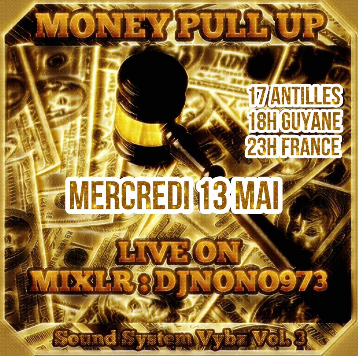 DjNonO973's tweet photo. ⚠️ BREAKING NEWS ⚠️

Rdv dans quelques minutes sur mon Mixlr : DjNono973 ! 

MONEY PULL UP 💵💸 (Sound System Vybz Vol. 3)

17h Antilles / 18h Guyane / 23h France

https://t.co/lDubLe2TY0
  
Paypal : https://t.co/FnG1GAYui0 https://t.co/2YwAp48fGk