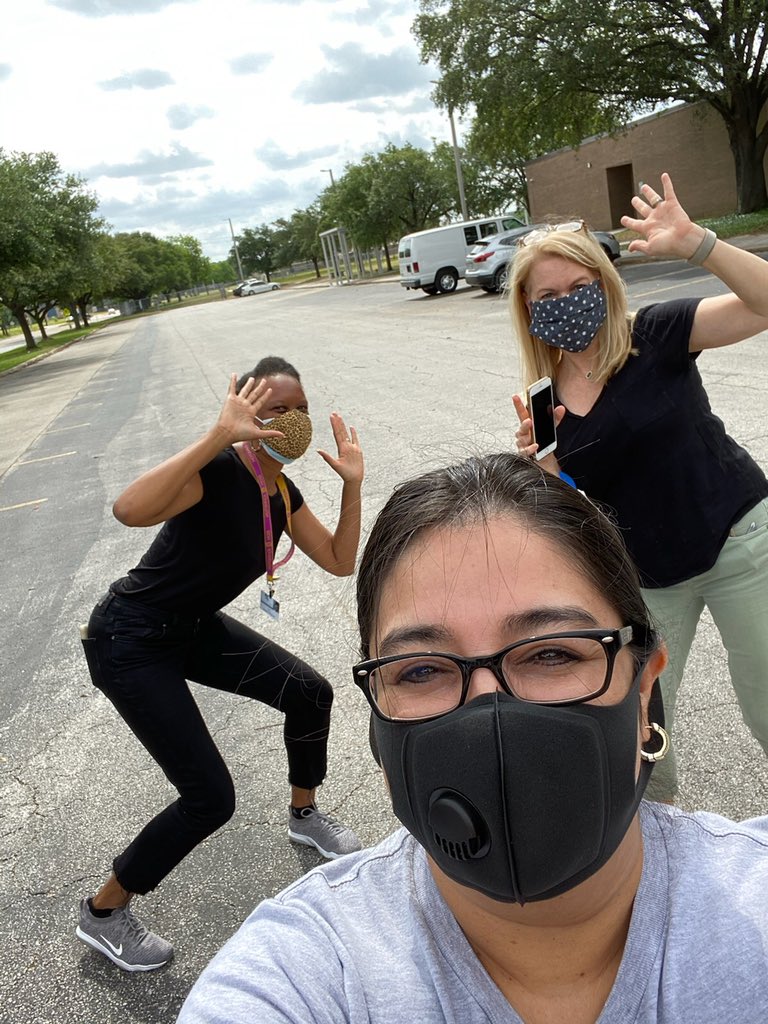 OT &amp; PT <a href="/KleinISD/">Klein ISD</a> making sure that equipment is ready and waiting for our students when they can physically return to school #KleinFamily #KISDTeamSpedP2P