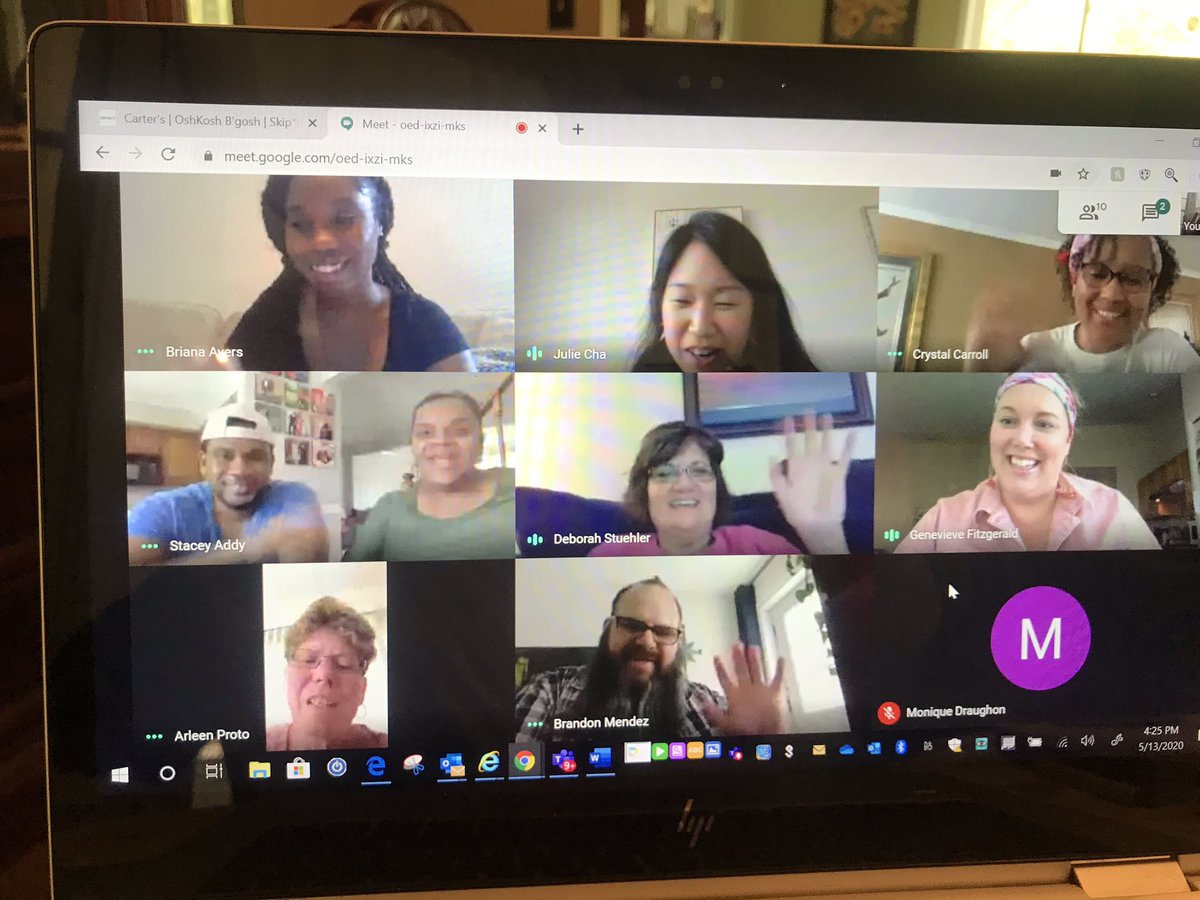 Happy Baby Ms Addy! Thank you Ms Fitzgerald for gathering the Campfield Family to celebrate virtually💕<a href="/gfitzgerald3/">Genevieve Fitzgerald</a> @MrsAddy_ESOL @BCPSESOL