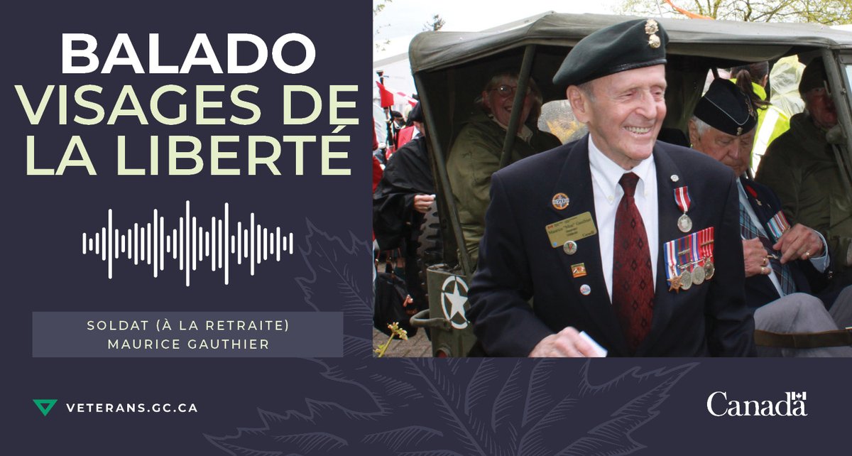 VeteransFR_CA's tweet photo. Maurice Gauthier s’est enrôlé en août 1944 et a servi dans les Fusiliers Mont-Royal. Lors d’une rencontre inattendue, il a été réuni avec son frère à Nimègue. C’est là que son frère lui a donné le casque qui, plus tard, lui a sauvé la vie. https://t.co/HJHmnRoMPD.
#PaysBas75 https://t.co/GF4QKar69G