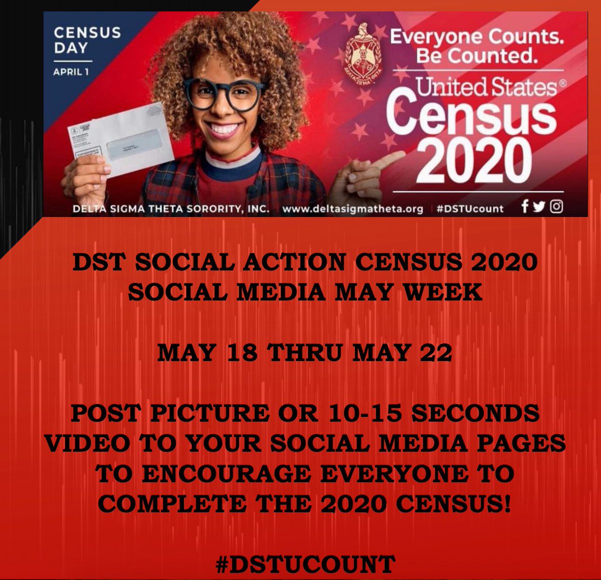 SolanoCounts's tweet image. Join the Vallejo Alumnae Chapter, DST next week for their #Census2020 social media push and tag #DSTUCOUNT to participate. #EveryoneCountsSolano #SolanoKidsCount #BayAreaCounts2020 #BeCounted #Vallejo
