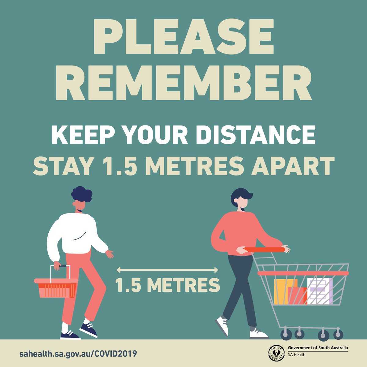 It's important that we don't become complacent. Let's not undo all the good.
Remember to:
▪️keep your distance from others where possible
▪️practice good hand hygiene
▪️get tested for COVID-19 if you have symptoms
▪️stay home if unwell
▪️download the COVIDSafe app