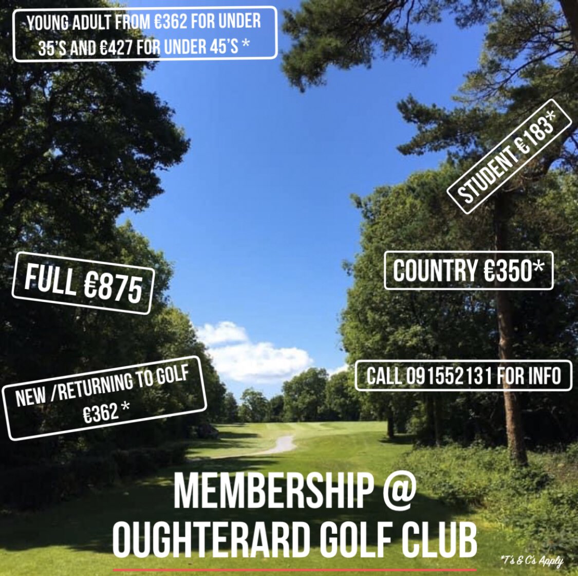 Oughterard Pro Shop (@oughterardgc) on Twitter photo It’s been a busy few days with new members joining up. Still time to join before we re open on Monday. Which category do you fall under? 🏌🏽♂️👌☀️<a href="/CTribune/">Connacht/CityTribune</a> <a href="/galwayad/">Galway Advertiser</a> <a href="/gbfmsports/">Galway Bay FM Sport</a> <a href="/Galwaybayfmnews/">Galway Bay fm News</a> <a href="/Galway_GAA/">Galway GAA Official</a> <a href="/connachtrugby/">Connacht Rugby</a> <a href="/OughterardGAA/">Oughterard GAA / LGFA</a> <a href="/KillanninGAA/">Killannin GAA</a> <a href="/StMichaelsGAA/">St Michaels GAA Club</a> @moycullenbasket It’s been a busy few days with new members joining up. Still time to join before we re open on Monday. Which category do you fall under? 🏌🏽♂️👌☀️<a href="/CTribune/">Connacht/CityTribune</a> <a href="/galwayad/">Galway Advertiser</a> <a href="/gbfmsports/">Galway Bay FM Sport</a> <a href="/Galwaybayfmnews/">Galway Bay fm News</a> <a href="/Galway_GAA/">Galway GAA Official</a> <a href="/connachtrugby/">Connacht Rugby</a> <a href="/OughterardGAA/">Oughterard GAA / LGFA</a> <a href="/KillanninGAA/">Killannin GAA</a> <a href="/StMichaelsGAA/">St Michaels GAA Club</a> @moycullenbasket