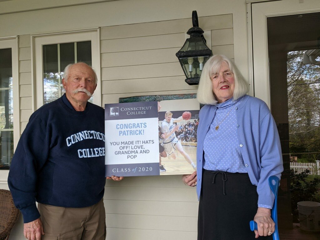 SashaLazor's tweet photo. #MyConnGrad Patricia and Gordon McKean. Grandparents of Patrick Lazor #ConnColl2020 https://t.co/OwvOHLwwd7