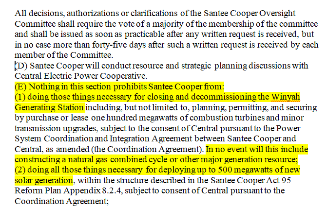 SierraClub's tweet photo. Kudos to the S.C. legislature whose resolution restricts @SanteeCooper from constructing fossil fuel plants right now, while allowing them to close the polluting Winyah coal plant &amp; build more solar. #scleg #cleanenergy https://t.co/w9db8bRxSx https://t.co/7hTC6IGhxg