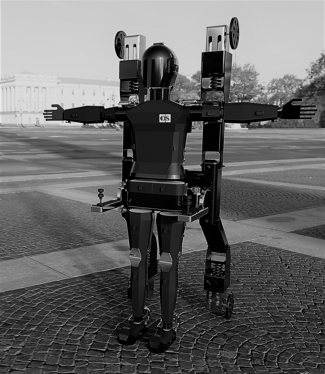 MADE_Robotics's tweet photo. Our Omnisuit can carry you across the streets and even up a flight of stairs while keeping you fully protected! Or it can be used as an entertainment vehicle! #entertainment #entertainmentvehicle #technology #vehicles https://t.co/8avRipobpR