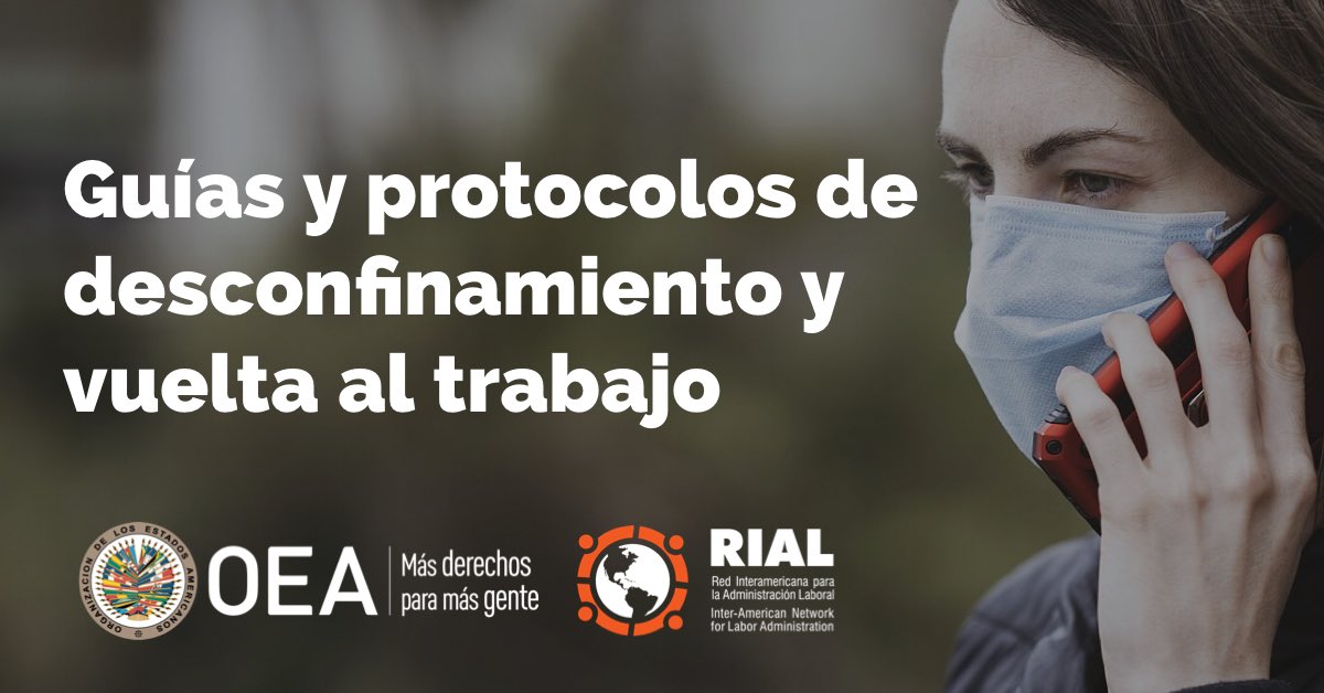 memocalzada's tweet photo. Para el 1 de junio, las empresas de #México deben establecer protocolos y guías de salud rumbo a la reapertura. En la RIAL de @OEA_Desarrollo recopilamos algunos ejemplos de países que ya pasaron por esta etapa, que pueden ser de gran utilidad https://t.co/vsM2aioYDB @STPS_mx https://t.co/s4GgHRm7Yv