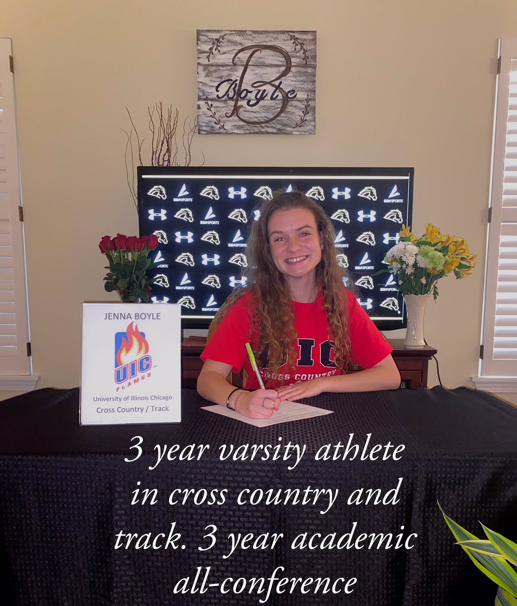 Jenna, congratulations and best wishes to you at UIC! Find a great pace and finish strong!!