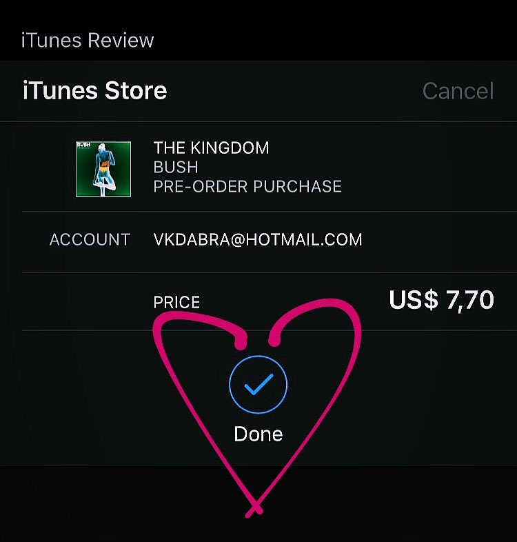 PRE-ORDER NEW ALBUM #THEKINGDOM DONE ✅ <a href="/bushofficial/">BUSH</a> <a href="/GavinRossdale/">GAVIN ROSSDALE</a> #bush