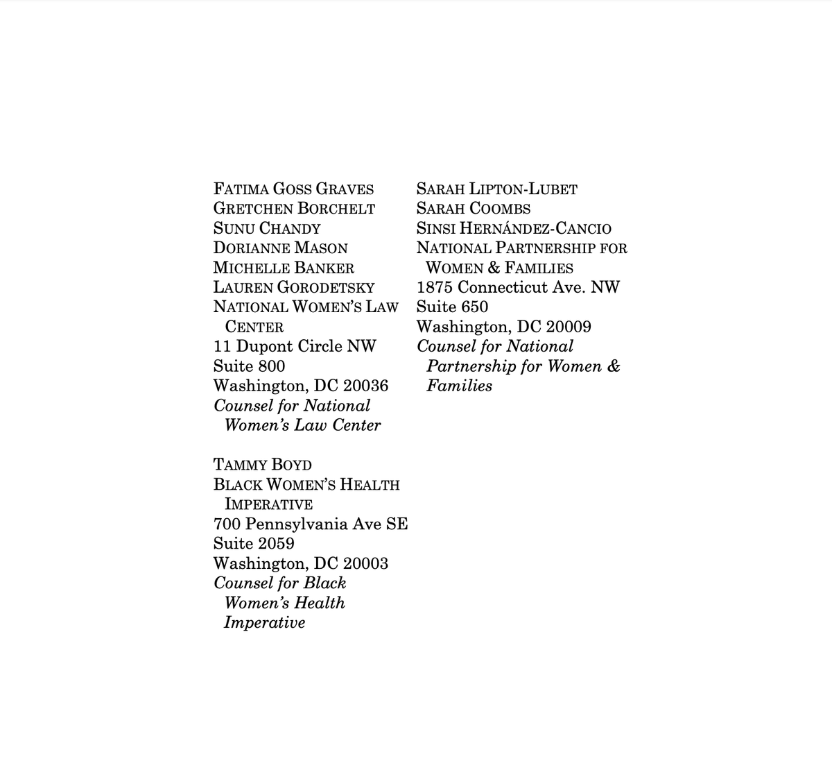 Screenshot of page 2 of the amicus brief we joined. The full brief is available at the link in the original tweet.