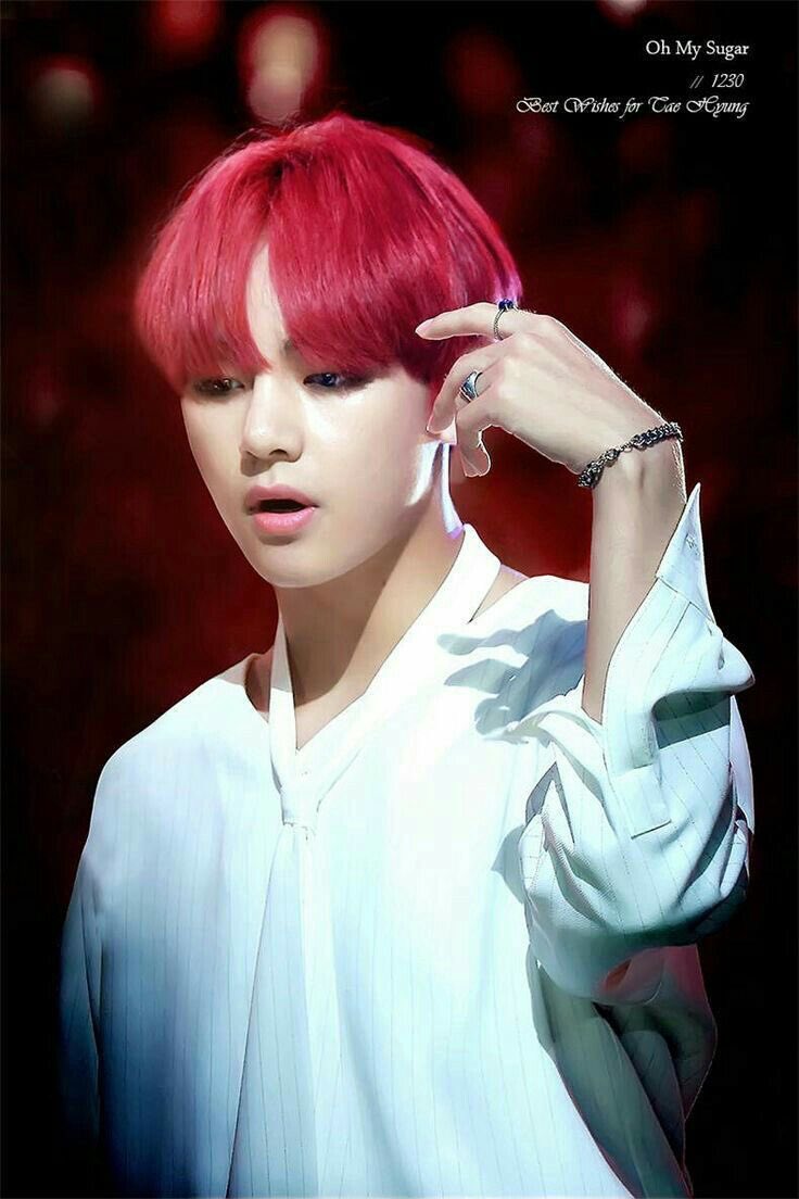 Red haired Taehyung - a powerful & needed thread 