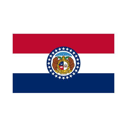 32. Missouri the fact this is a tricolor puts it above the other seal flags