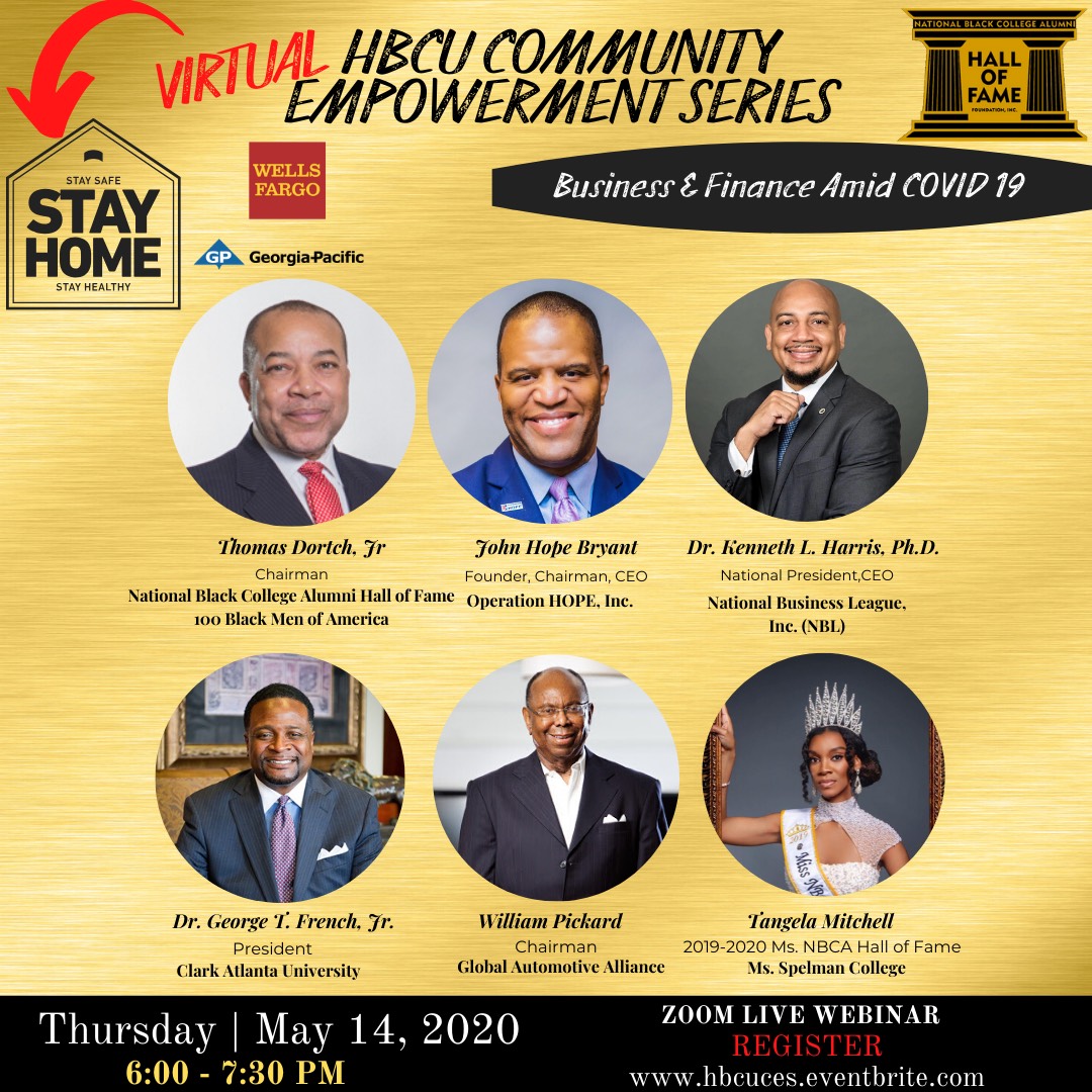 WilliamFPickard's tweet photo. Let's talk business and finance amid COVID-19. Tomorrow, May 14th @ 6 p.m as a part of the virtual HBCU Community Empowerment Series.

Register online: https://t.co/tr0iK6HiqP

#finance #business #covid19 https://t.co/epocqD6Iau