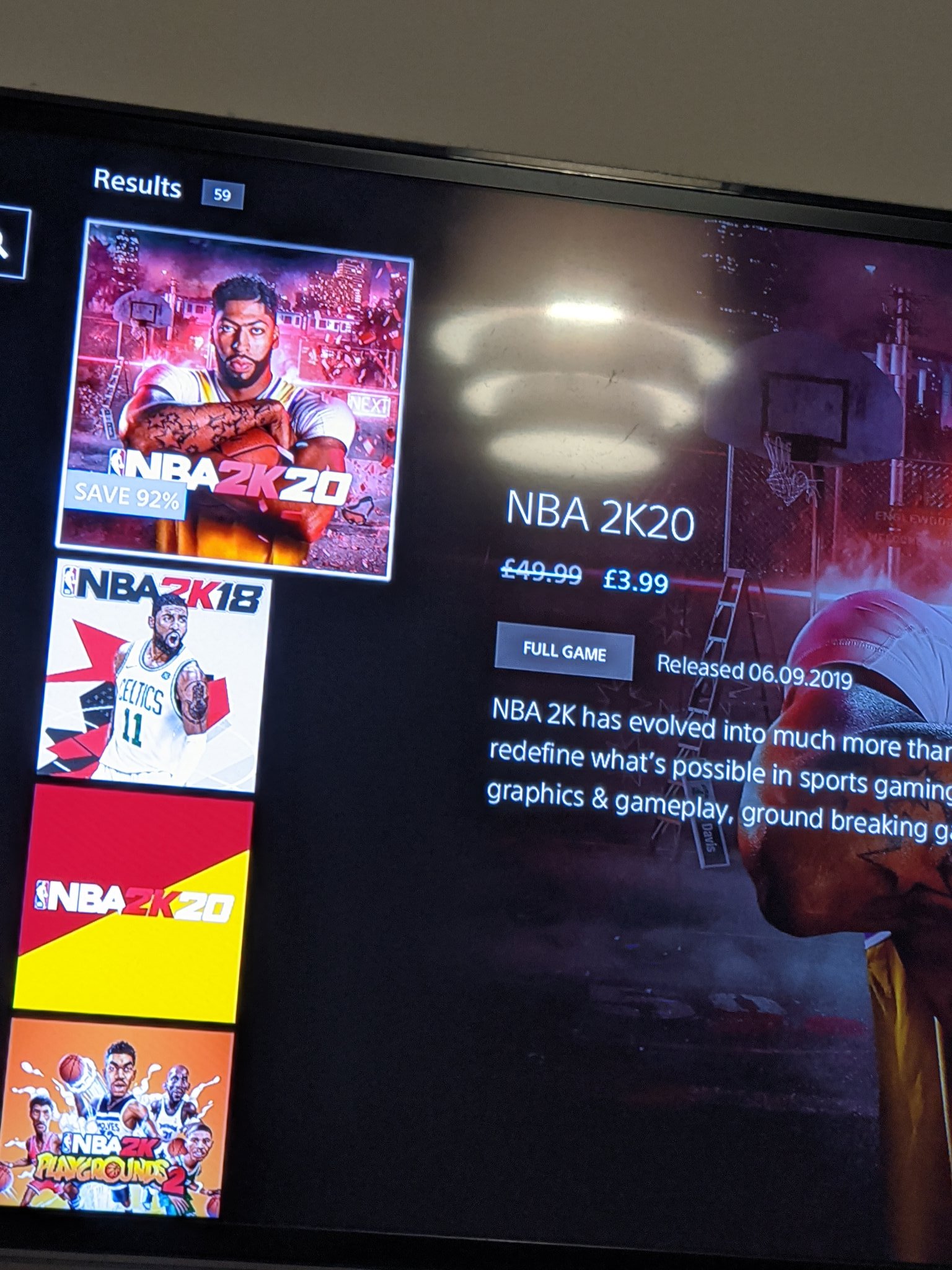 Fantastisk subtropisk aIDS Jamal Edwards MBE, MBA on Twitter: "NBA 2K20 £3.99 in the PlayStation store.  92% discount 😮 Time to pause The Last Dance &amp; have a go at this game.  Ya can't go