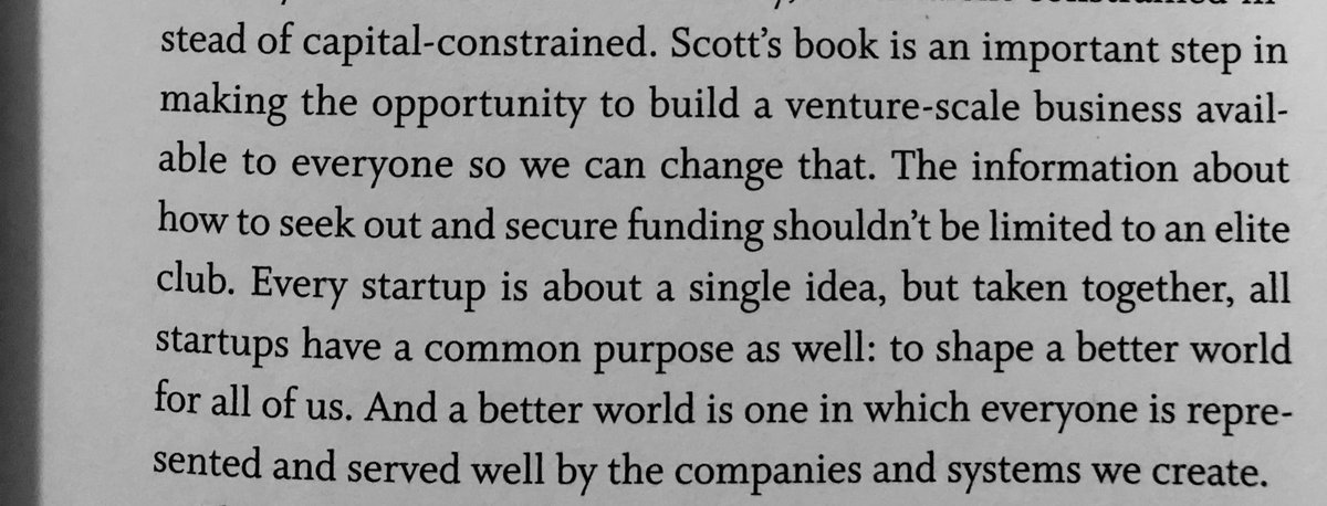 NedNadima's tweet image. “Every startup is about a single idea, but taken together, all startups have a common purpose as well: to shape a better world for all of us.And a better world is one in which is one in which everyone is represented and served well by the companies and systems we create”