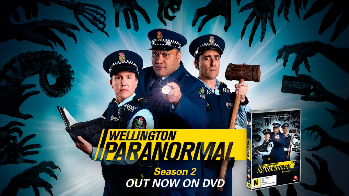 MadmanFilmsNZ's tweet photo. Season 2 of #WellingtonParanormal is out today on DVD! RT to score yourself a copy x
*NZ only, 3x winners drawn at 4pm. https://t.co/8SvwUEHOaC