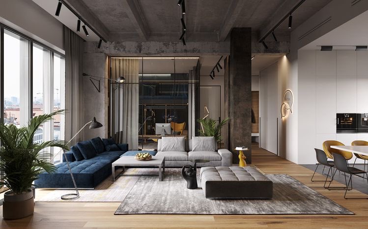 Choose one: loft living room