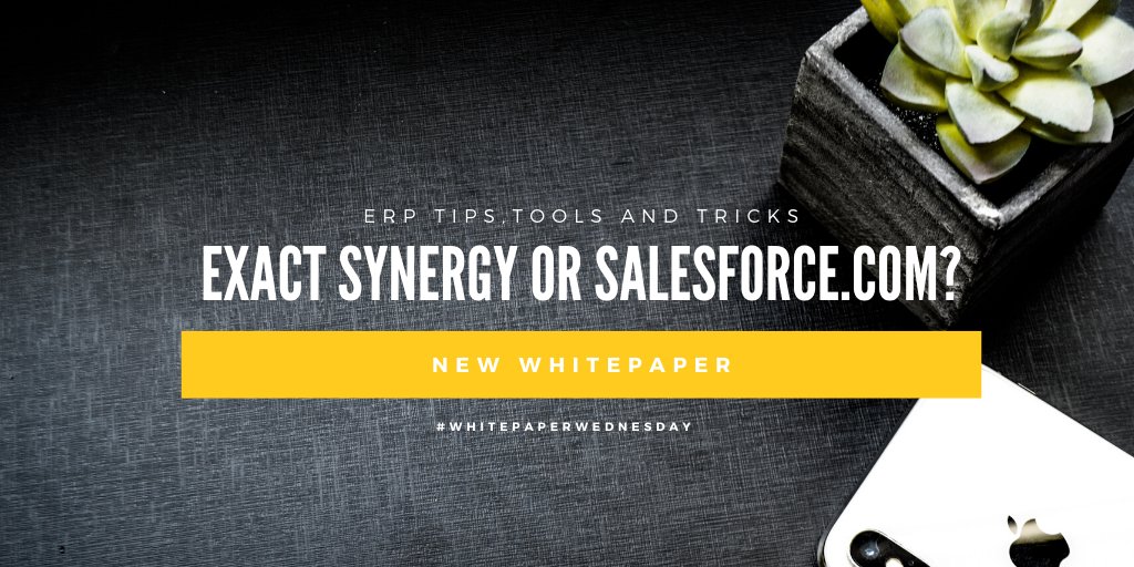 📢 Find out from this #whitepaper the five key points that any mid-sized company will want to consider when choosing a business process management tool to enhance their ERP. 💯 Download it here: bit.ly/2SPD8FQ #WhitepaperWednesday #ExactSynergy
