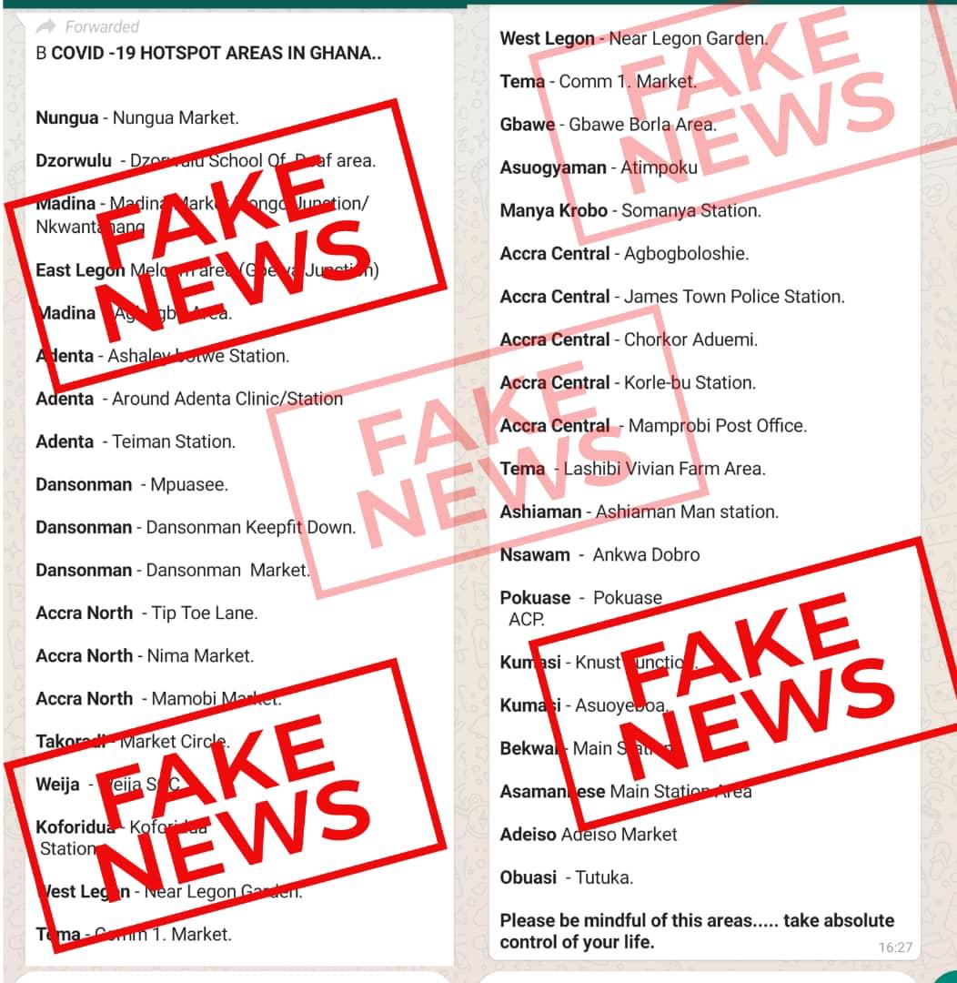 Aboagye_DG_GHS's tweet photo. ❗FAKE NEWS ALERT❗
Please kindly disregard this information circulating on social media!!! 

Thank you! https://t.co/bxMSFDxdmW