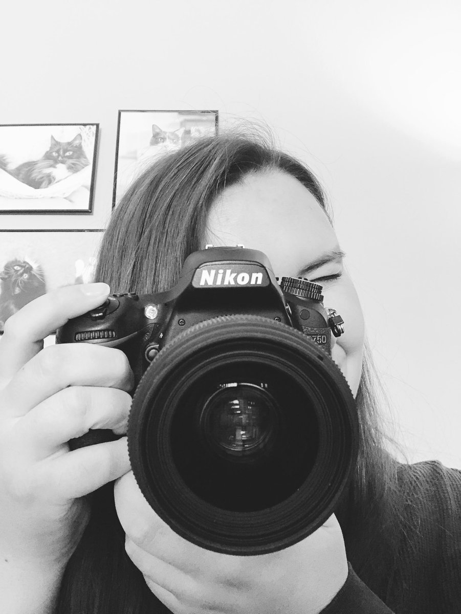 mscoyart's tweet photo. Day 1 of our Quarantine Countdown: Quarantine Day- snap a selfie with your most beloved quarantine item. Mine is my camera! 📸 Photography is one of my favorite art forms and I have definitely taken photos of some sort every week during this time. #sabresathome 💛🖤 https://t.co/huF3oMwLSu