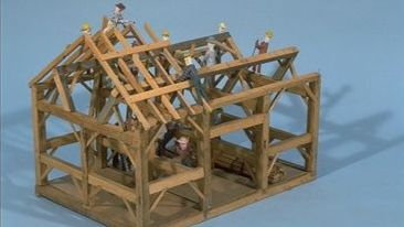 MusCanHistoire's tweet photo. Pour de nombreux colons, la construction de granges a nécessité un effort communautaire où jeunes et vieux travaillaient #EnsembleMW pour relever la structure en une seule journée.
#MuseumWeek 📷 Collection John et Heather Harbinson, MCH 90-4 https://t.co/xyrQSXL1AN