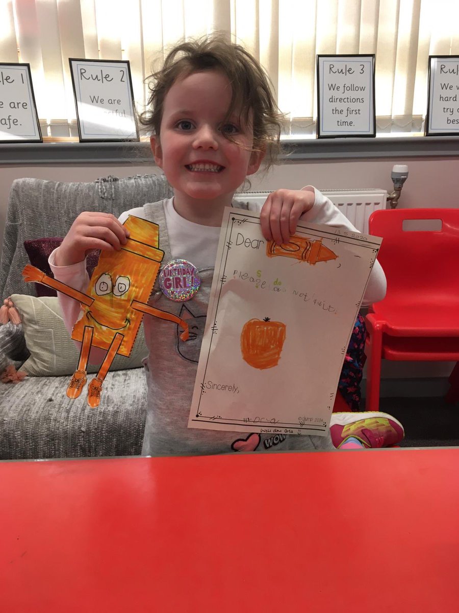 GerardineSt's tweet photo. The Day the Crayons Quit in P1 and P2.  @GerardineSt @HythehillPS @StGerardinePS @StewartMcLauch2 @VCrossHoSCD @EducationMoray https://t.co/rzqzHivrNy