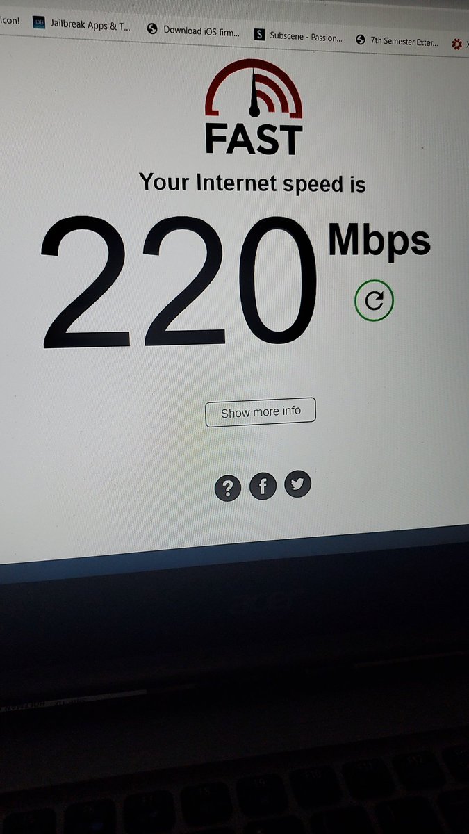JerryPrit's tweet photo. I get this without doing any complain🤣 imagine how much speed will I get after complaining @MKBHD 🤣 https://t.co/tPfnrFBTg7