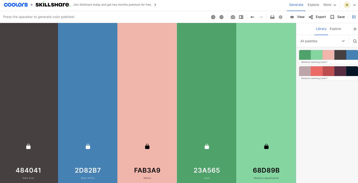HansTullmann's tweet photo. π₯#HansProTip - Use @coolors_co to mix and match primary and secondary colors for your project, event, slide show, or anything! https://t.co/SzcaMNpHx4 #ColorSwatch #Coolors https://t.co/dtngt1qvTm