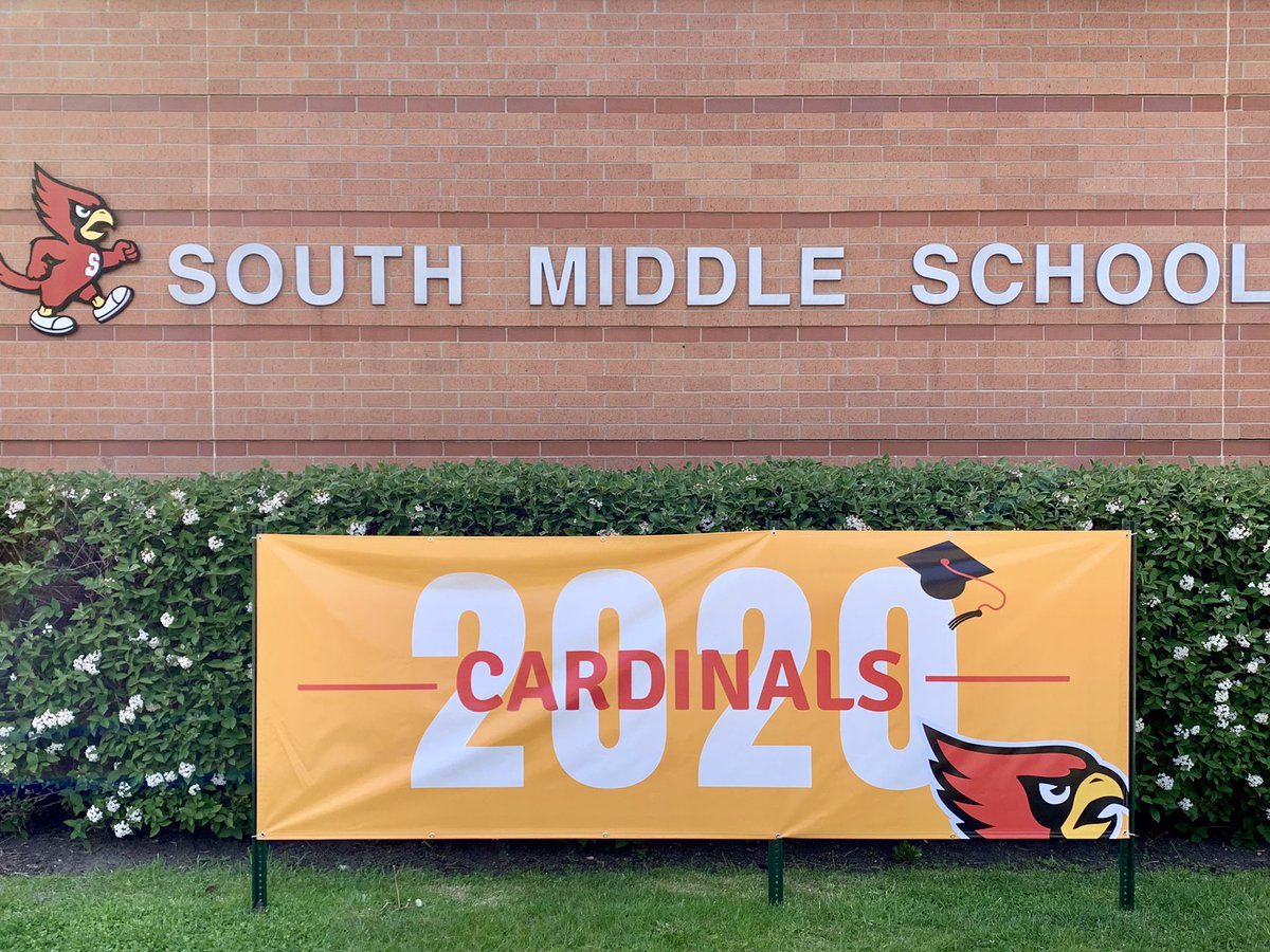 Sending a shout out to our 8th grade Cardinals! We will miss you!  <a href="/AHSD25South/">South Middle School</a> <a href="/ahsd25/">ArlingtonHeightsSD25</a>