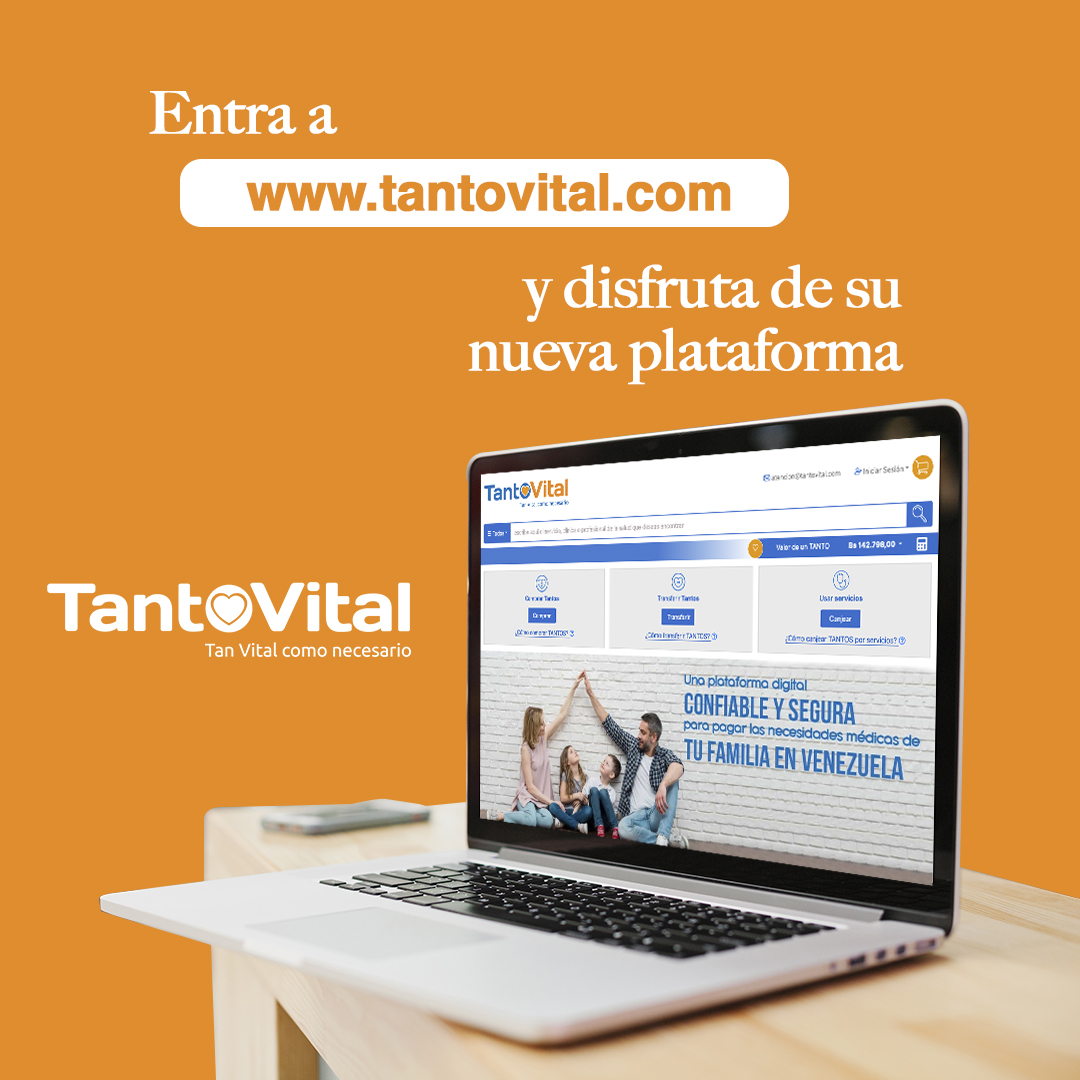 matrixpubli's tweet photo. ¡La nueva plataforma de @TantoVital ya está disponible! Ingresa a https://t.co/LQNeTFfafN, descubre los servicios médicos disponibles en Venezuela, selecciona el que más se ajuste a tus necesidades y paga desde cualquier parte del mundo. https://t.co/wjHKUnDiyT