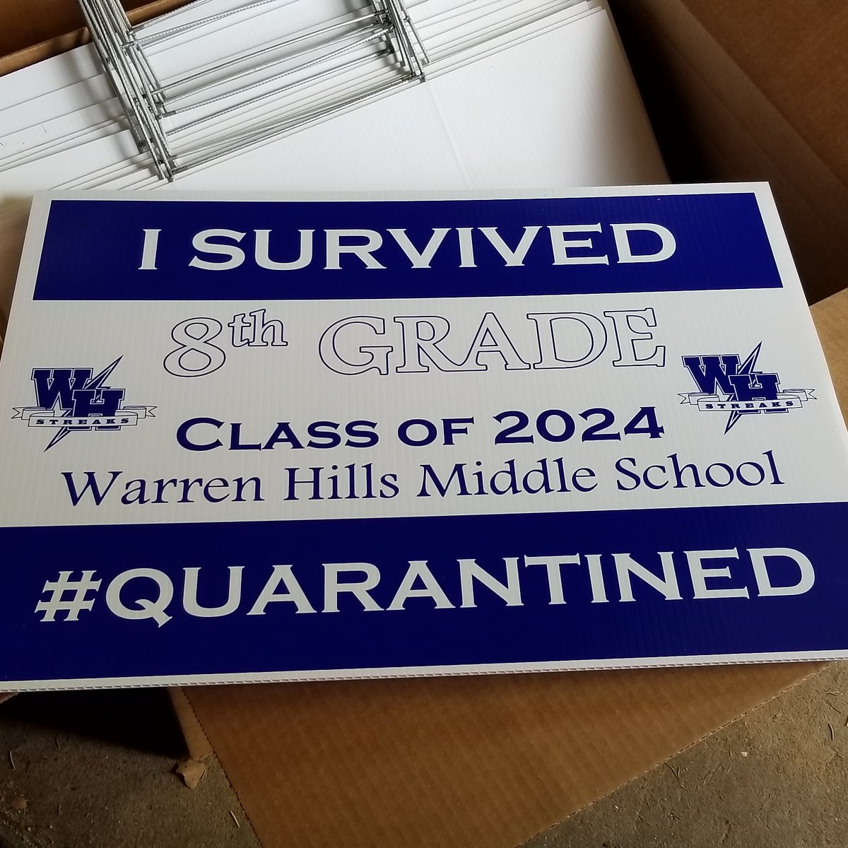 ClubWhms's tweet photo. Yard signs can be found by an 8th grader near you!!! 

Thank you Student Council!!! 

@whmsstuco https://t.co/Q4SC9sOGk0