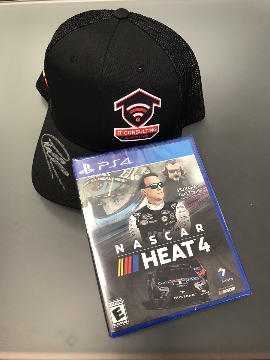 LFGaming95's tweet photo. 🚨GIVEAWAY ALERT🚨 Let’s celebrate a night of racing with another giveaway courtesy of our friends @itcstpete Retweet this tweet and follow @itcstpete to win an autographed @CBellRacing hat and a copy of NASCAR HEAT 4!! https://t.co/mGbiBFACKn