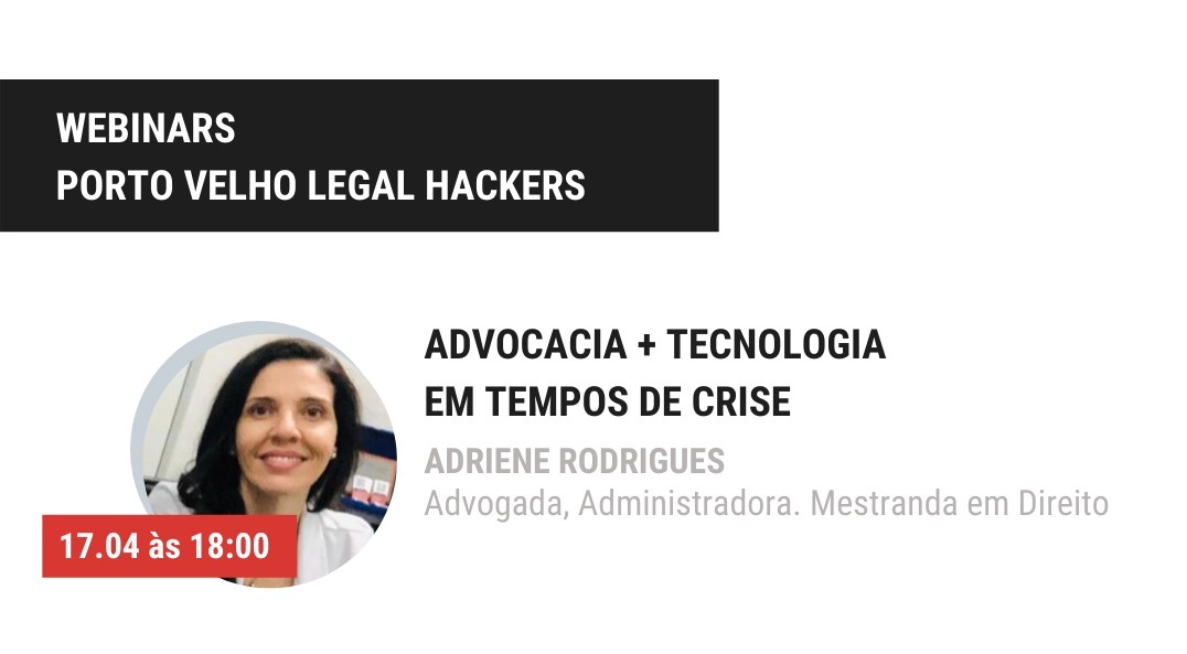 PVHLegalHackers's tweet photo. Começamos nossa sequência de webinars! Conectando professores, estudantes e profissionais para nos unirmos em conhecimento nessa quarentena! #FicaEmCasa #wearedoers https://t.co/EZFIrf5agg