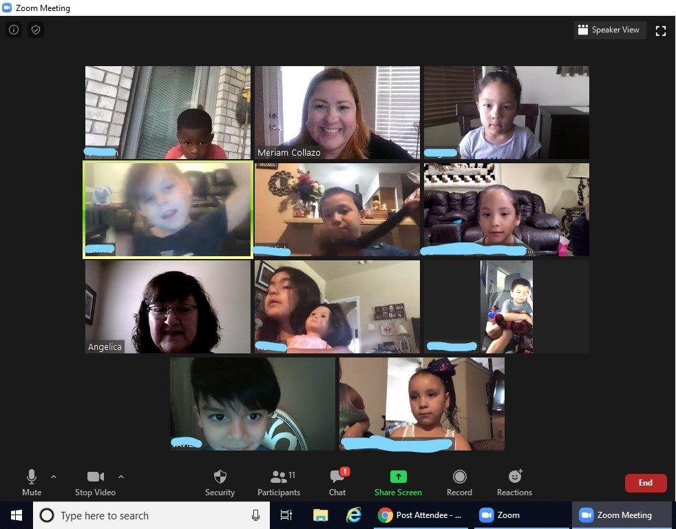 MeriamCollazo's tweet photo. Wonderful Wednesday on Zoom with my kids. #MyersFamily https://t.co/pwIlWzQXSE
