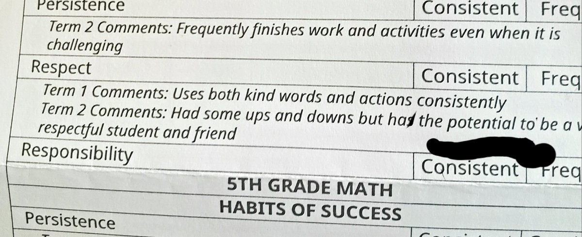 bigslic's tweet photo. This is one of the best compliments Gunner has ever had... The potential to be a respectful student... I always said he had potential #reportcardday https://t.co/WVRXR80dOK