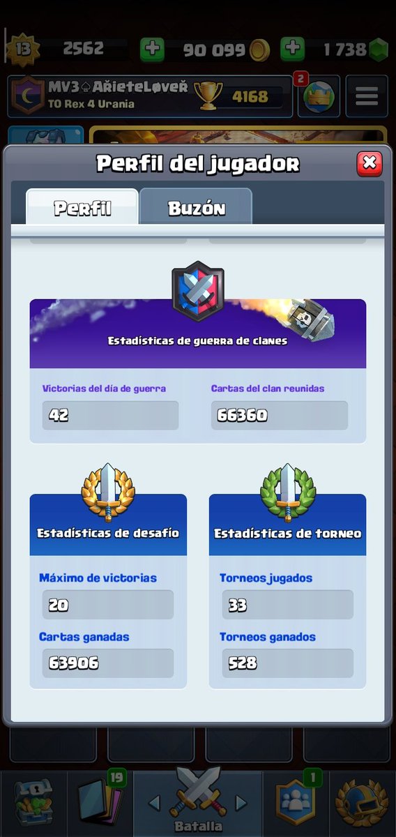 ArieteLover's tweet photo. Vuelvo al CR y paso a buscar equipo secundario para retomar nivel. 

Esas son mis stats. 

Me cualquier cosa. https://t.co/3W3QlaeYW6