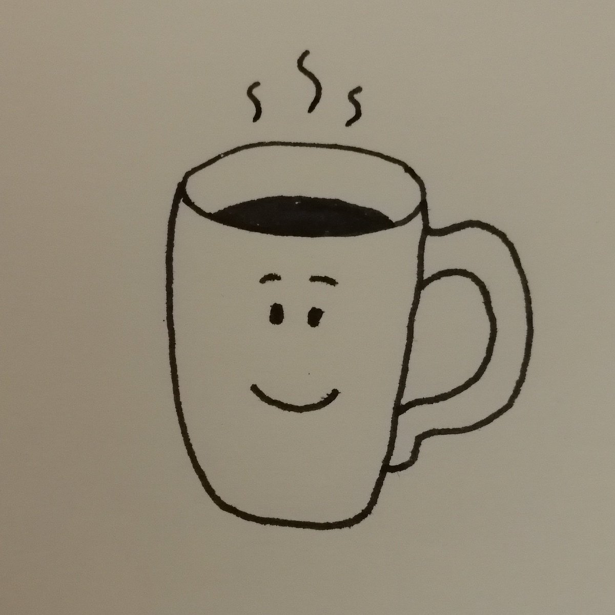 kattsaurus's tweet image. Tea #dailydoodle #beginnerdoodles #postitdoodle