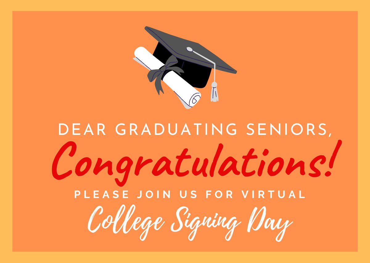 cafecollegehou's tweet photo. We will have our Virtual College Signing Day on Thursday, May 21, 2020 from 5pm-6:30pm. If you are interested in joining us, please DM us for more information. #cafecollegeHouston #ProjectGRADHouston #2020CollegeSigningDay https://t.co/hb8QeGnRDD